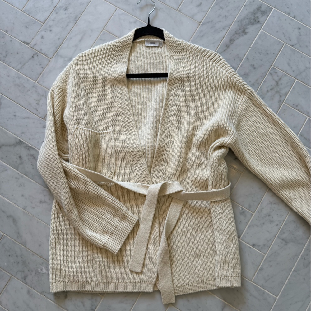 Closed cotton cardigan